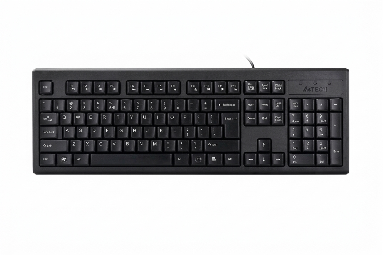 A4Tech KR-83 ComfortKey Wired Keyboard - New Keyboard